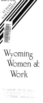 Wyoming Women at Work: Sexual Harassment