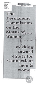 Working Toward Equity for Connecticut Men & Women, 1987