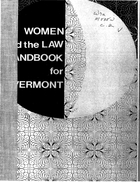 Women and the Law: A Handbook for Vermont