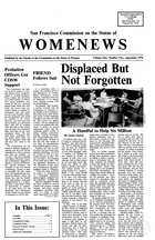 Womenews San Francisco, vol. 1 no. 2, September 1976