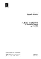 1. Suite im alten Stil, Op. 21