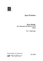 Zwei Stücke, No. 2: Valse lente, Op. 50/2