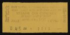 Yellow Cab Company Fare Ticket Stub