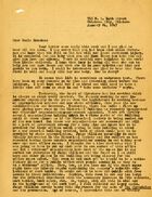 Muriel Wright to J. B. Wright; January 24, 1947