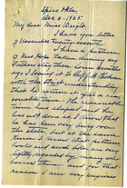 Mrs. Edgar Moore to Muriel Wright; December 4, 1925