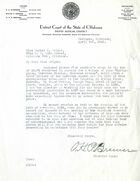 O. H. P. Brewer to Muriel Wright; April 8, 1941