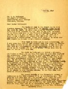 Muriel Wright to T. L. Ballenger; May 13, 1949