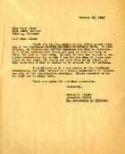 Muriel Wright to Mary Allen; October 10, 1949