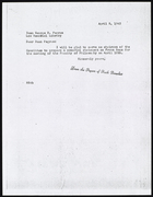 Copy of Note from Ruth Benedict to Dean George B. Pegram, April 5, 1943