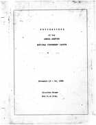 Proceedings, Annual Meeting, National Consumers' League, November 1928