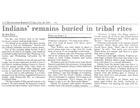 Indians’ remains buried in tribal rites, in _The Columbus Dispatch_