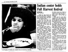 Indian center holds Fall Harvest festival, in _The Columbus Dispatch_