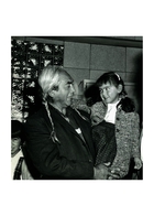 Joseph R. Hillaire, kwul-kwul’tw (Lummi, 1894-1967) with granddaughters Debra and Audrey